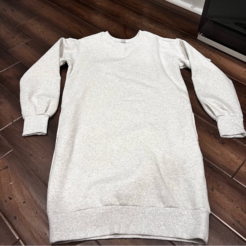 Athleta Light Gray Sweater dress